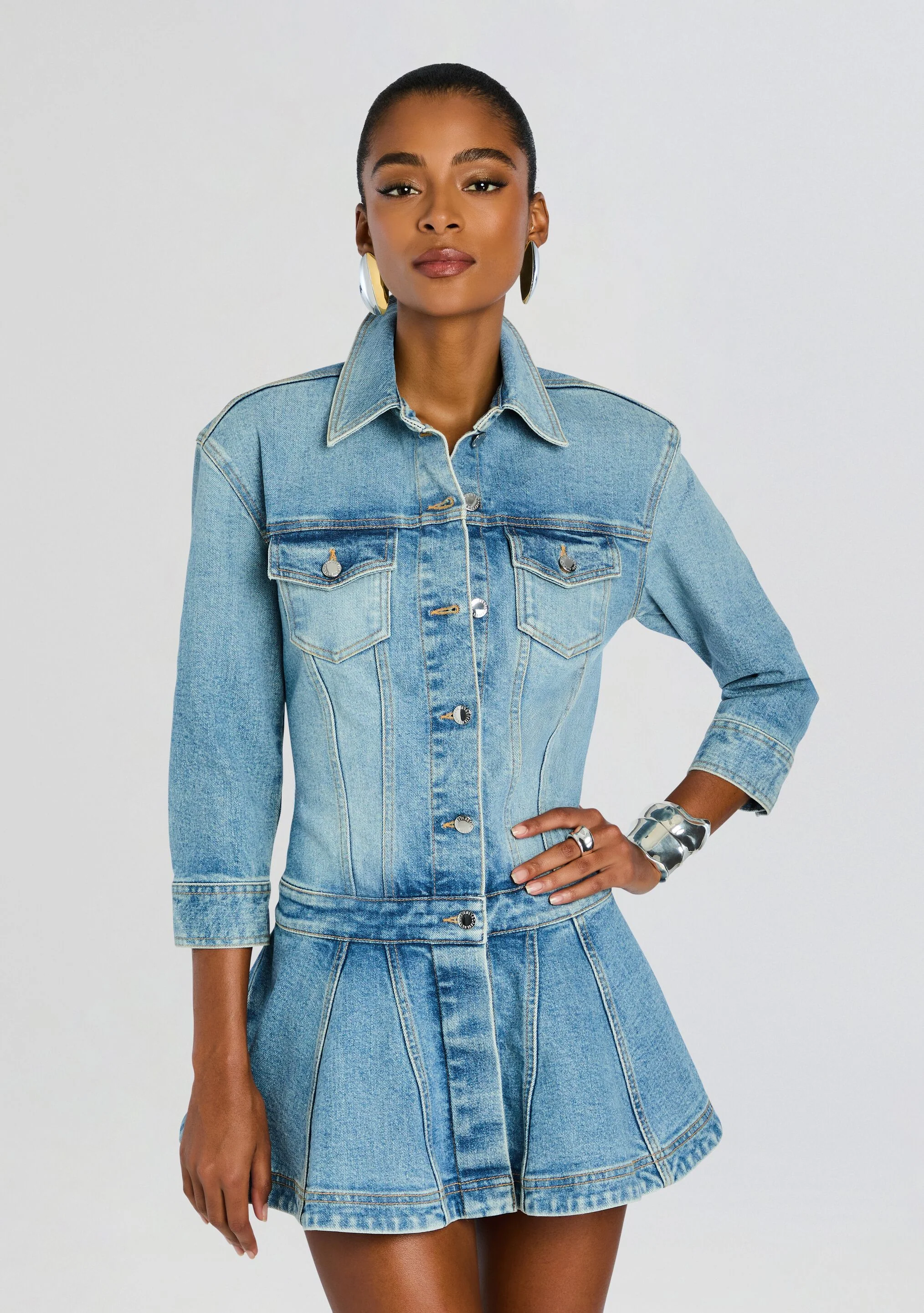 Aleyni Denim Dress - Image 5