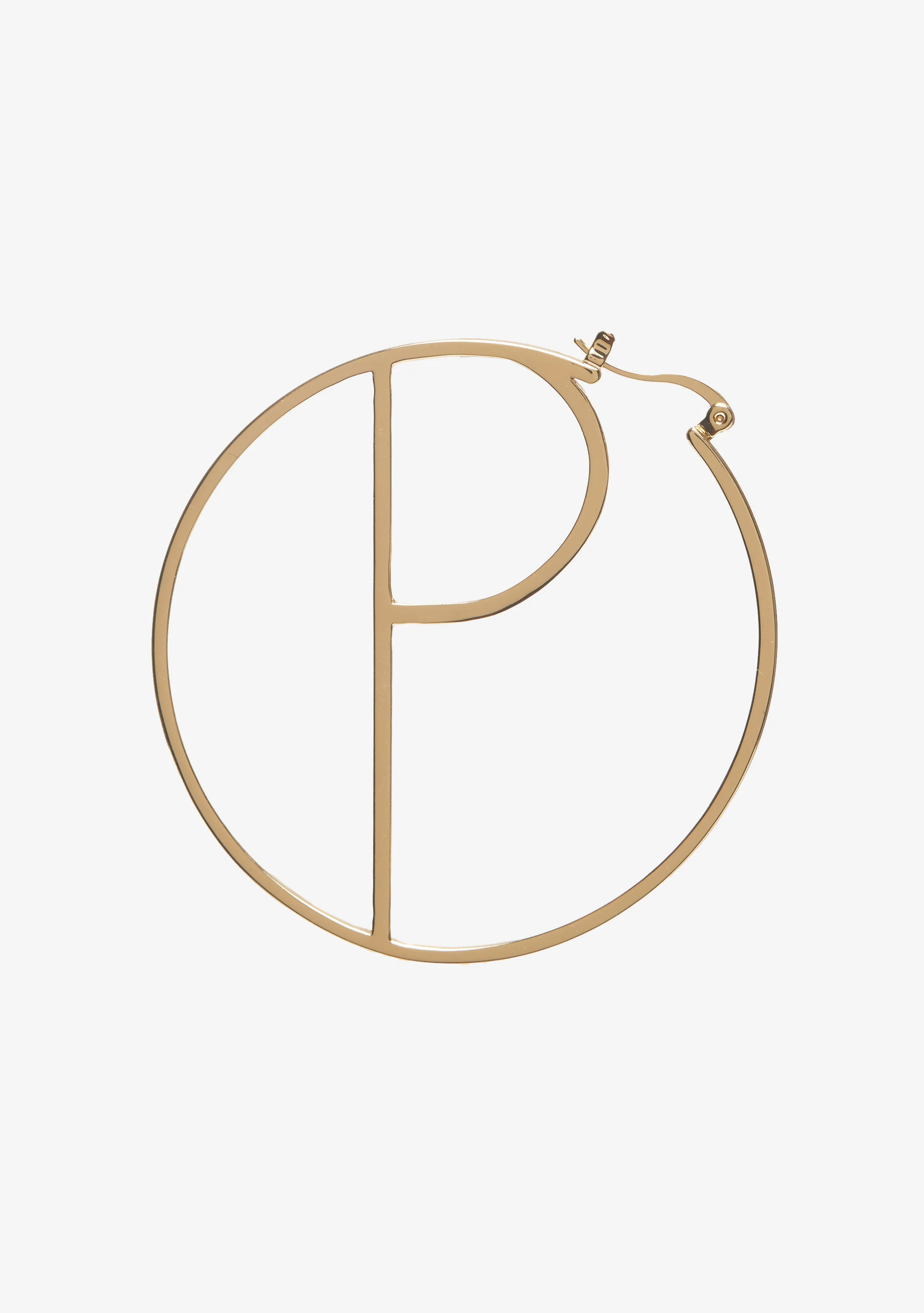 Hoop Letter Earring - Image 16