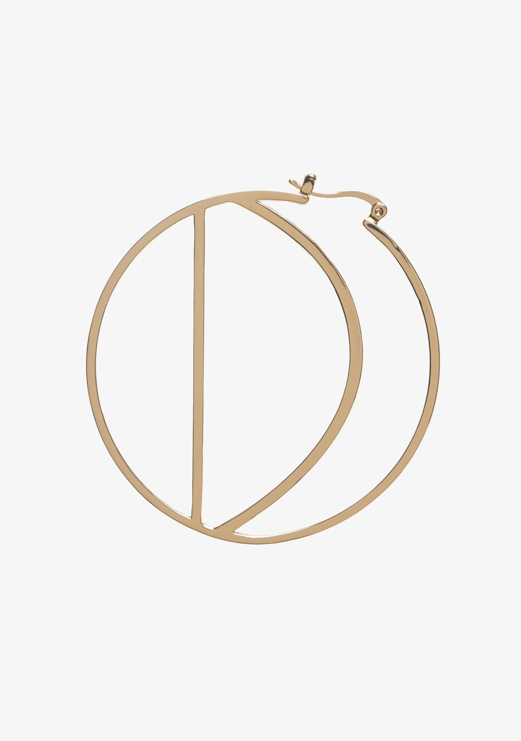 Hoop Letter Earring - Image 5