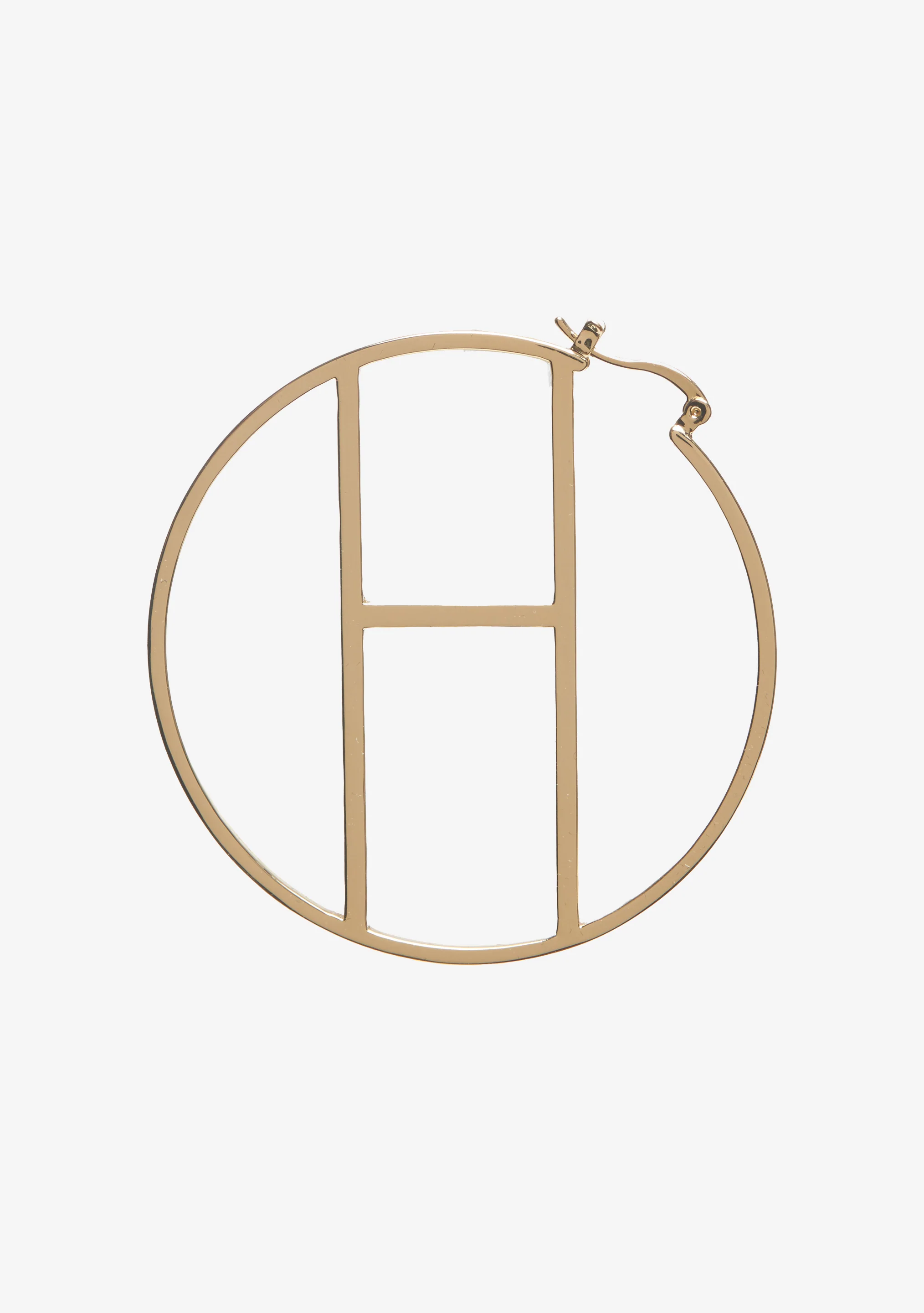 Hoop Letter Earring - Image 9