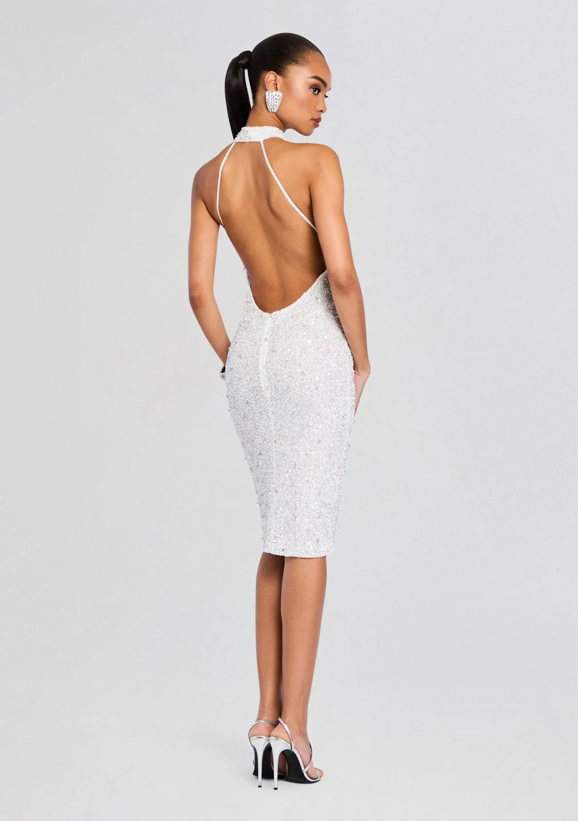 Olivia Midi Sequin Dress - Image 5