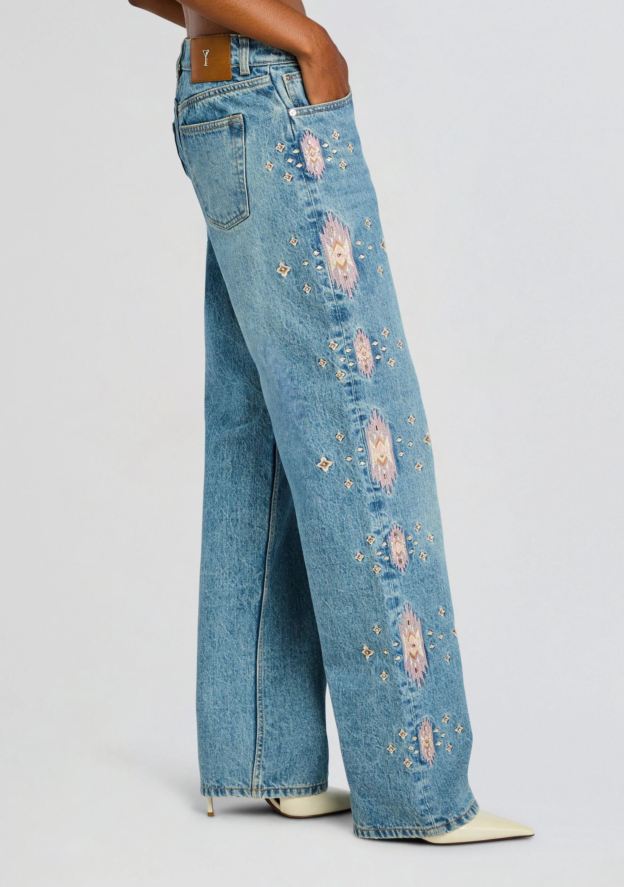 Vero Embroidered Jean - Image 4