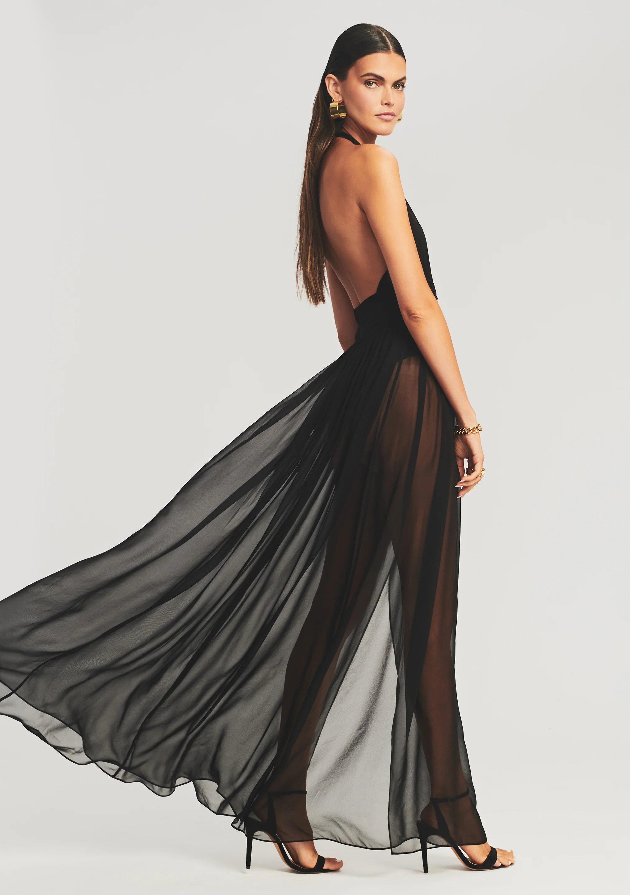 Zion Silk Chiffon Dress - Image 3