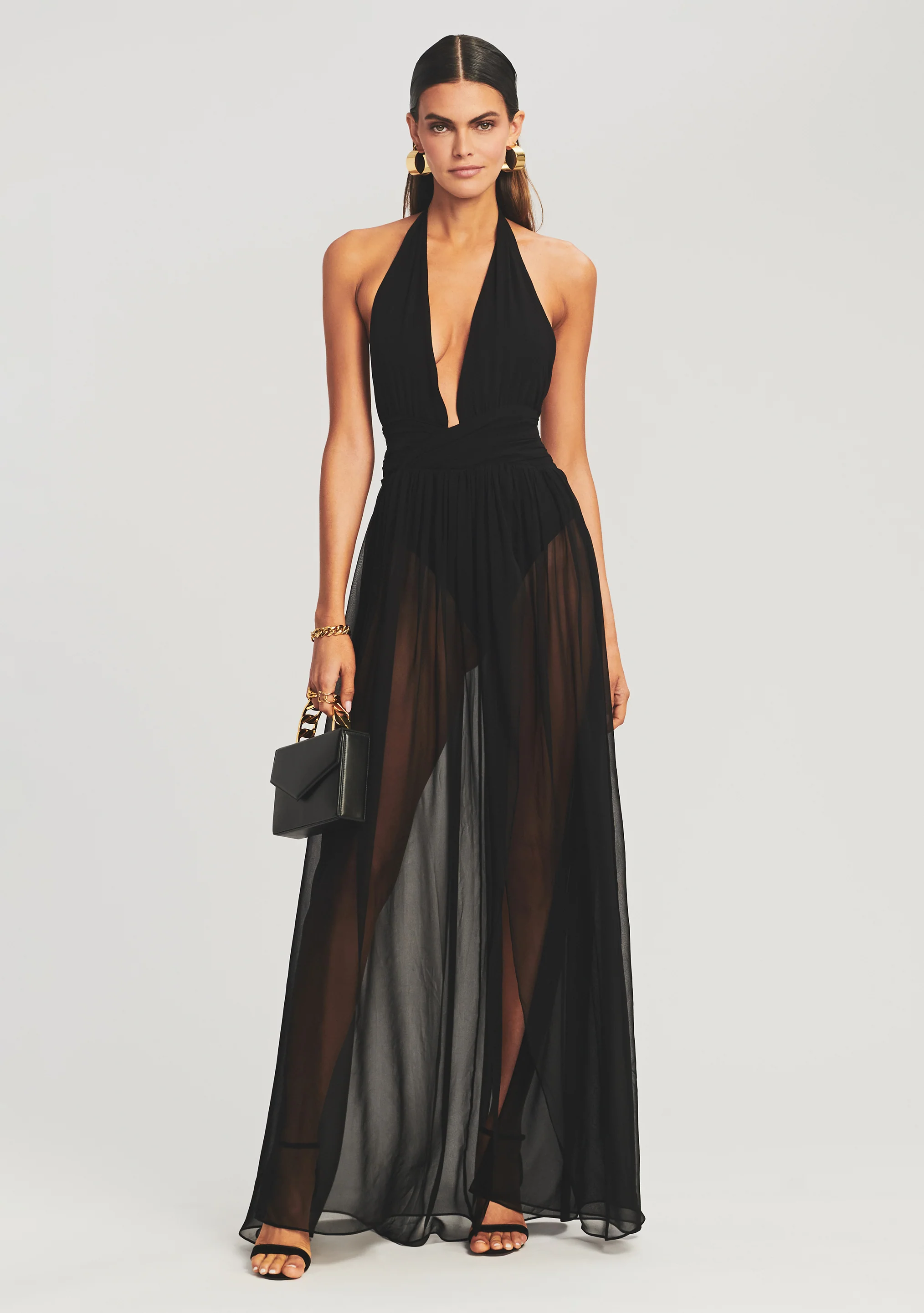 Zion Silk Chiffon Dress - Image 5